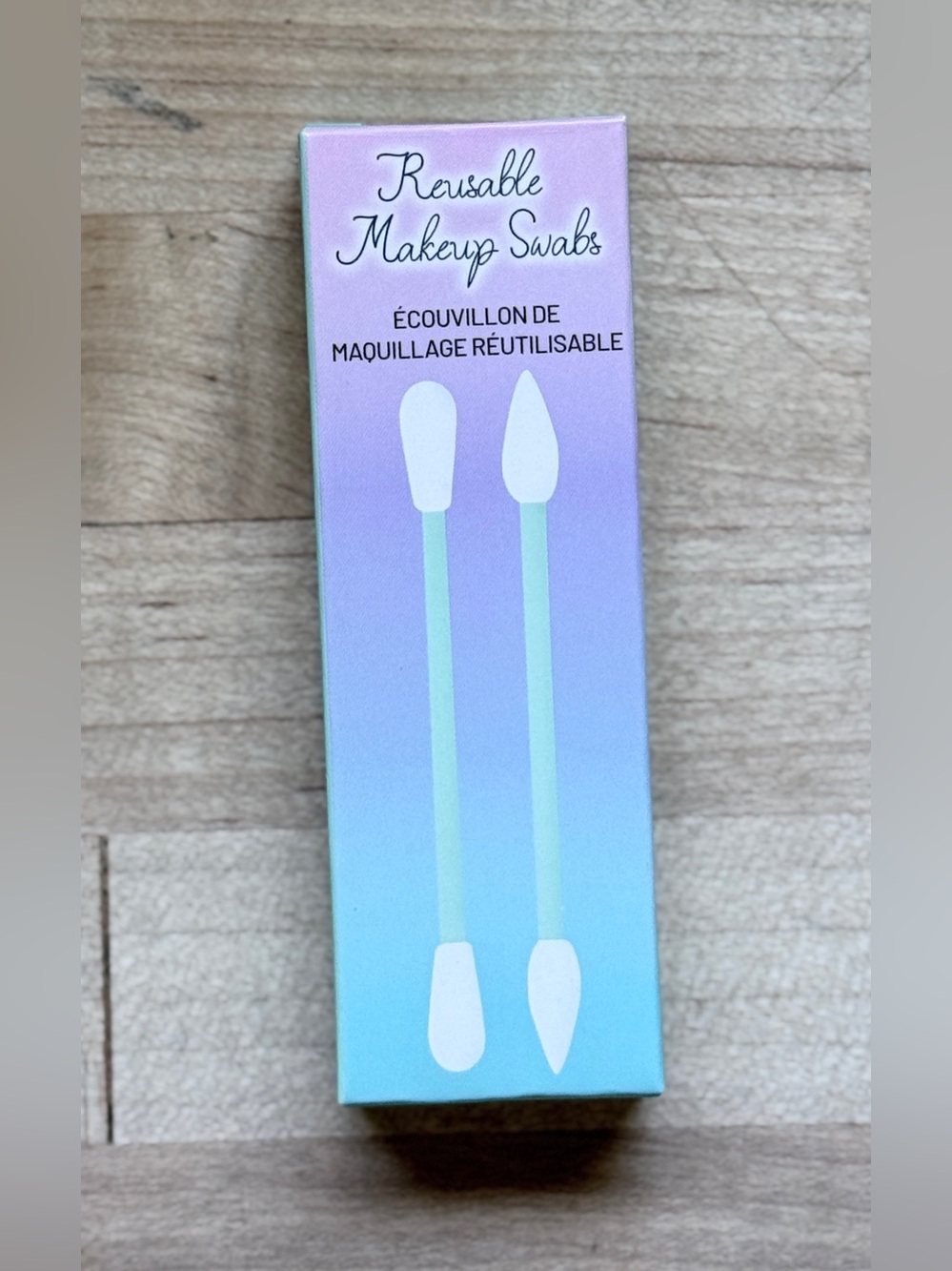 Aria Beauty Reusable Makeup Swabs with Teal Case